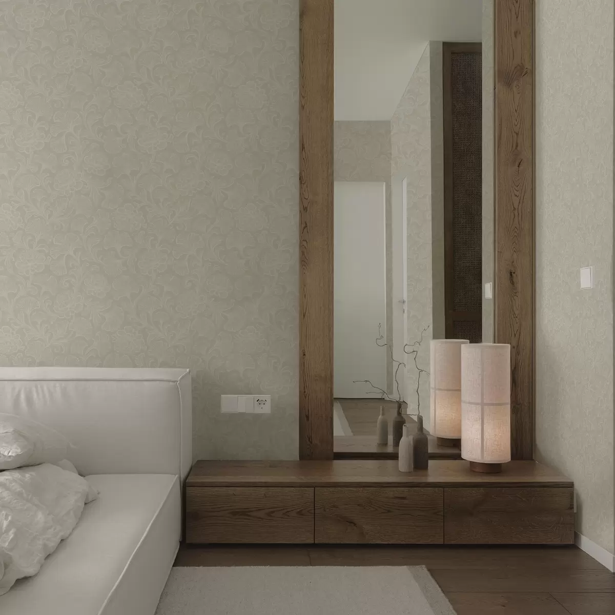 Taustakuva Valokuvio ginkgolla ja pionilla a00700