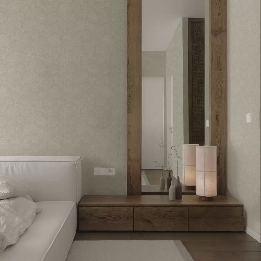 Valokuvatapetti Valokuvio ginkgolla ja pionilla a00700