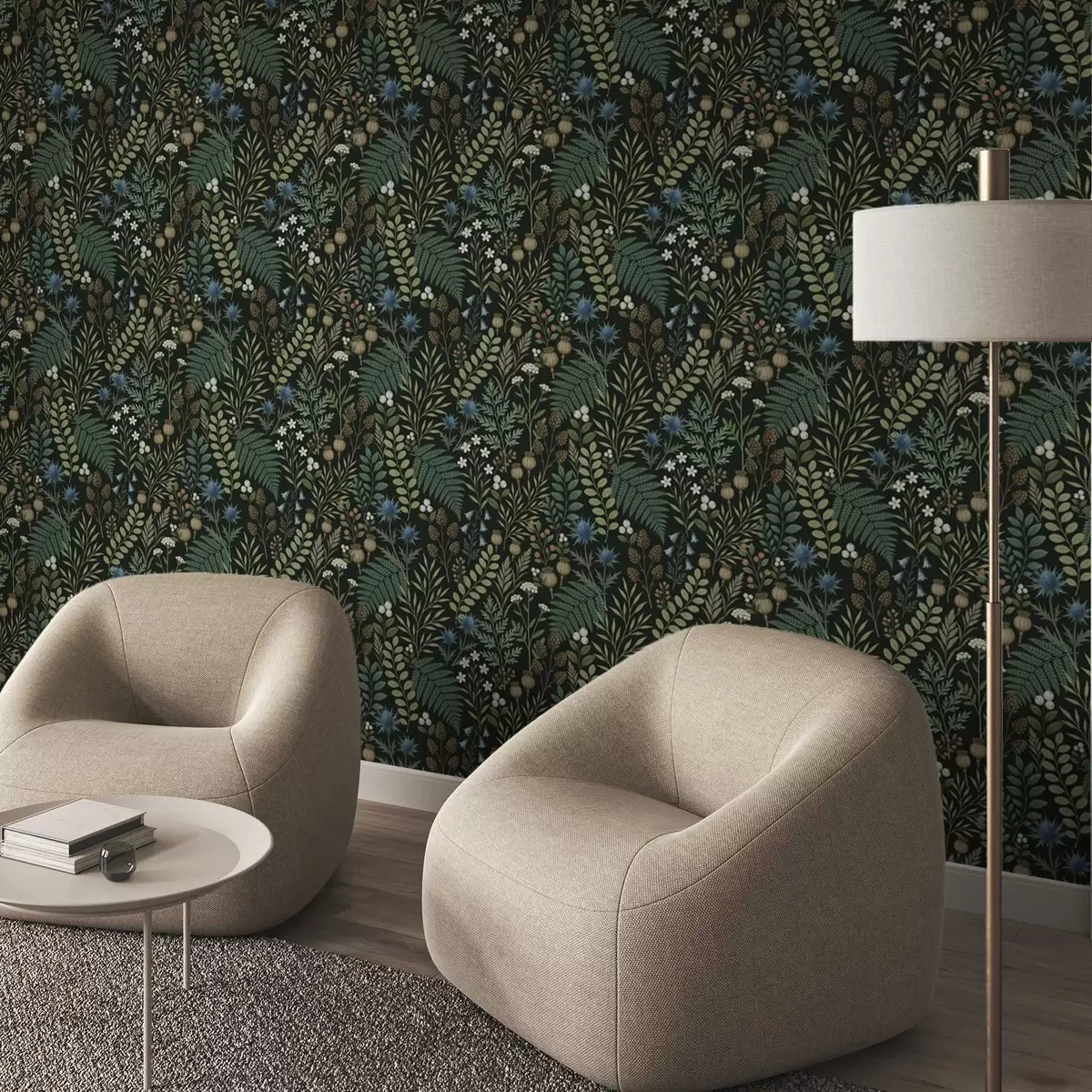 Taustakuva Kentän ruoho, marjat ja siemenet tummalla taustalla a00706