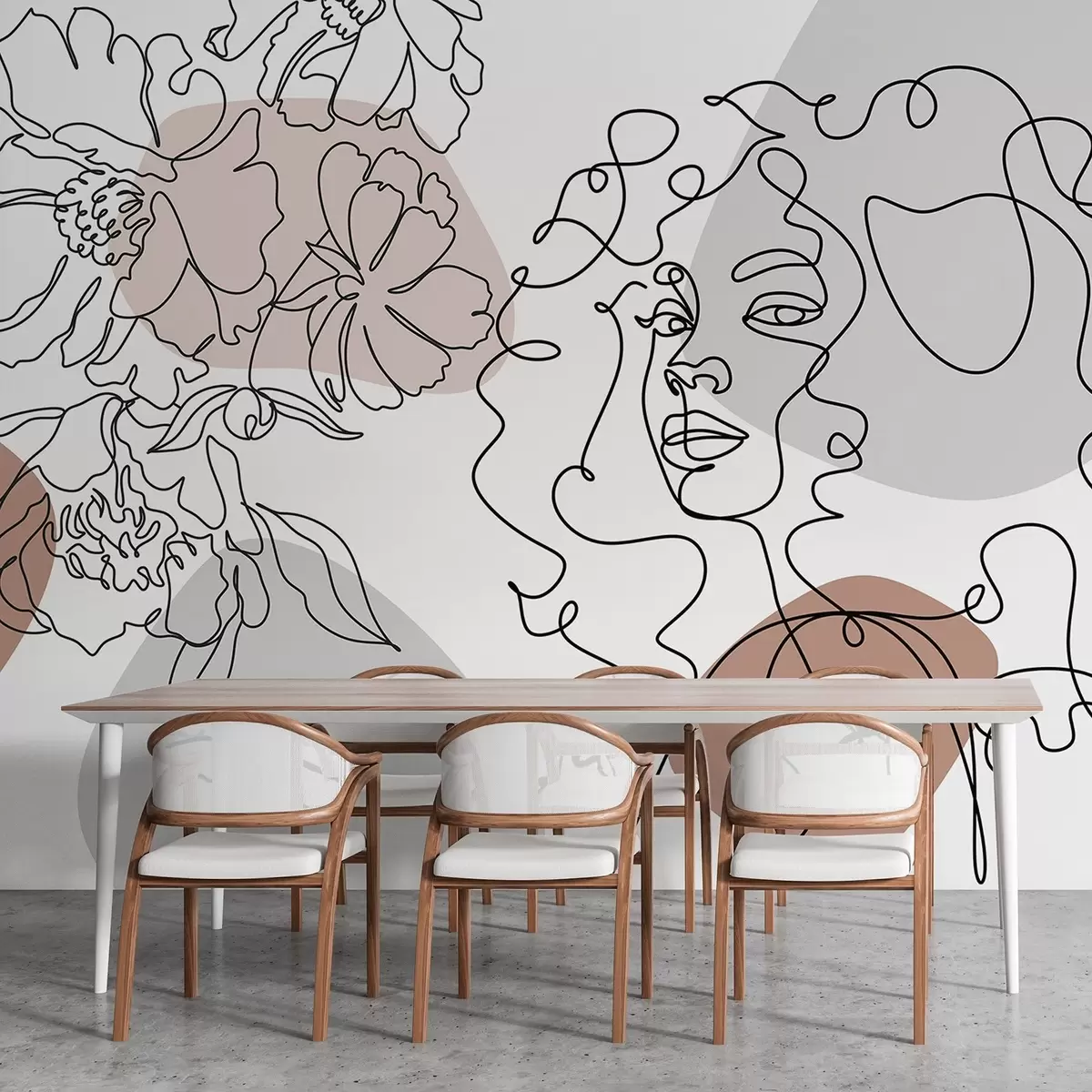 Valokuvatapetti Tyttö jonossa w04724