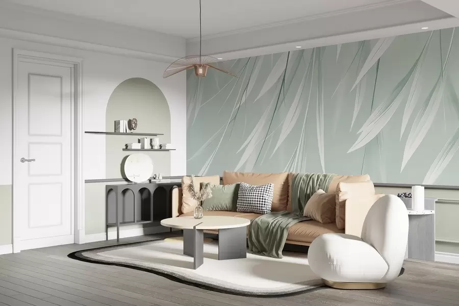 Valokuvatapetti Roikkuvat ohuet lehdet w04703v1