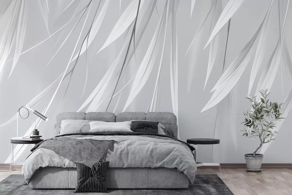 Valokuvatapetti Roikkuvat ohuet lehdet w04703v3