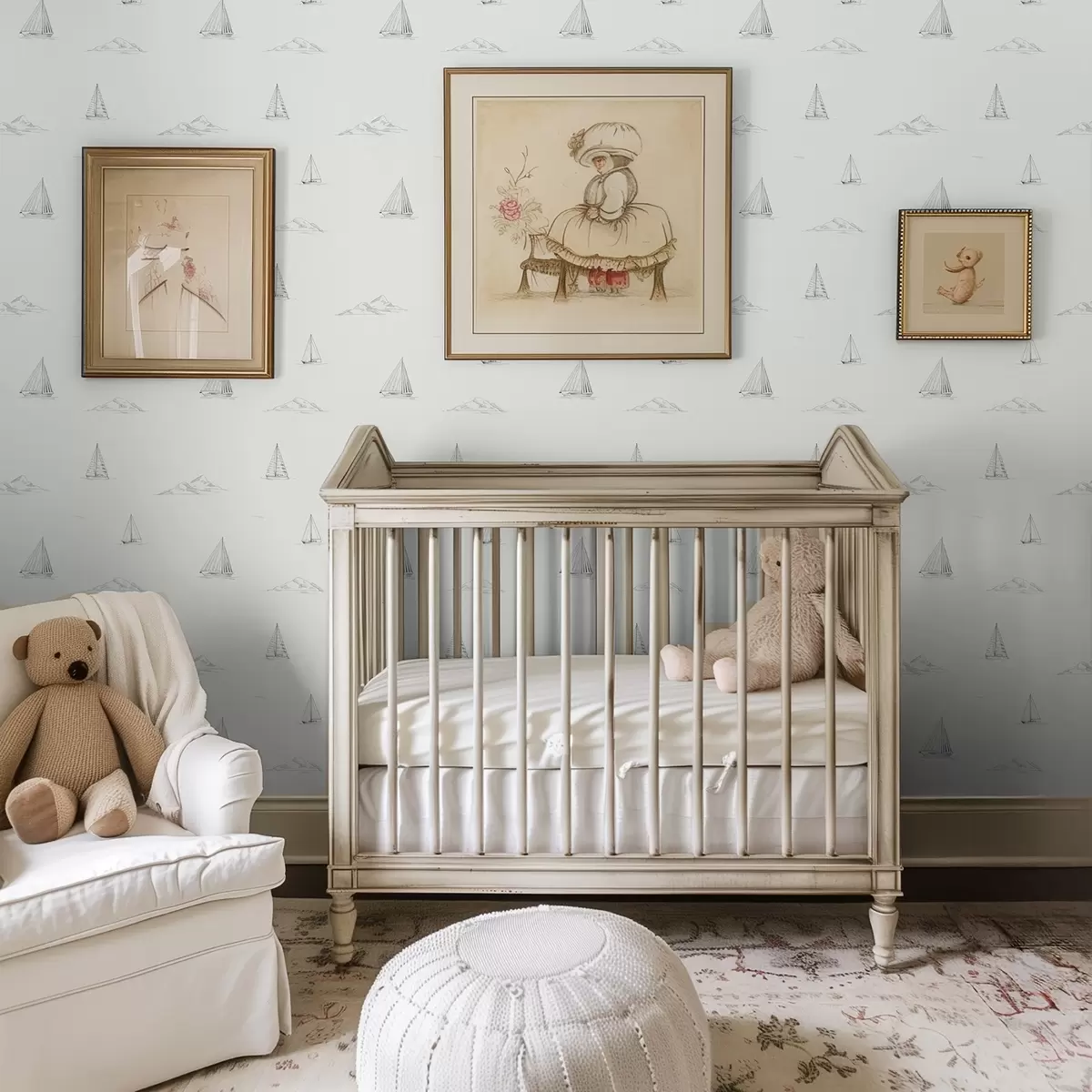 Taustakuva Piirrä jahdit ja saaret, vaalea tausta a00654v2