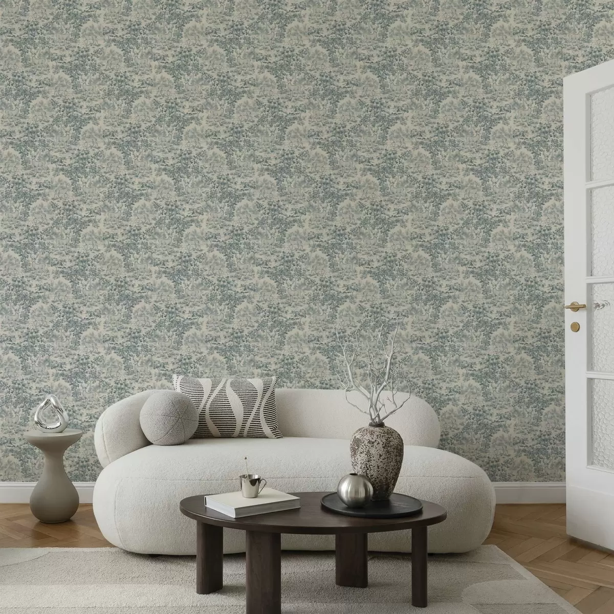 Taustakuva Yksivärinen hirvieläinkohtaus metsässä a00748