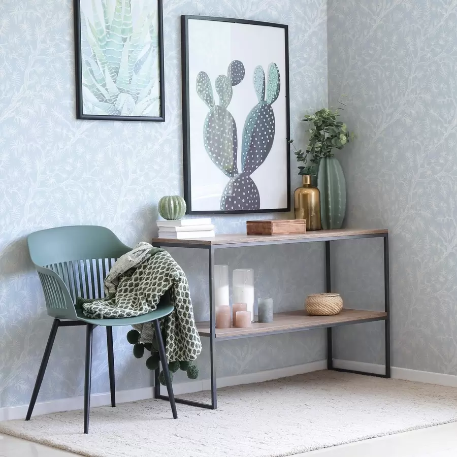 Valokuvatapetti Vaaleat männyn oksat sinisellä taustalla a00838