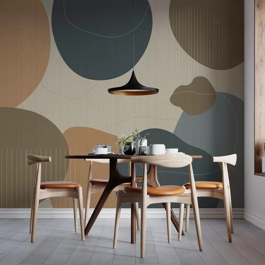 Valokuvatapetti Abstraktit ympyrät w04759v1