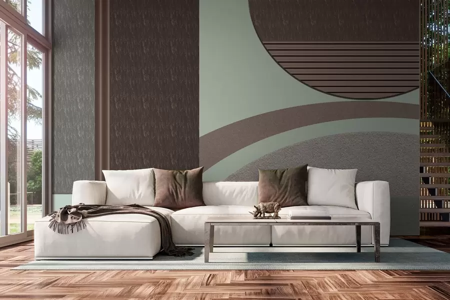 Valokuvatapetti abstrakti teksturoitu geometria  w04631