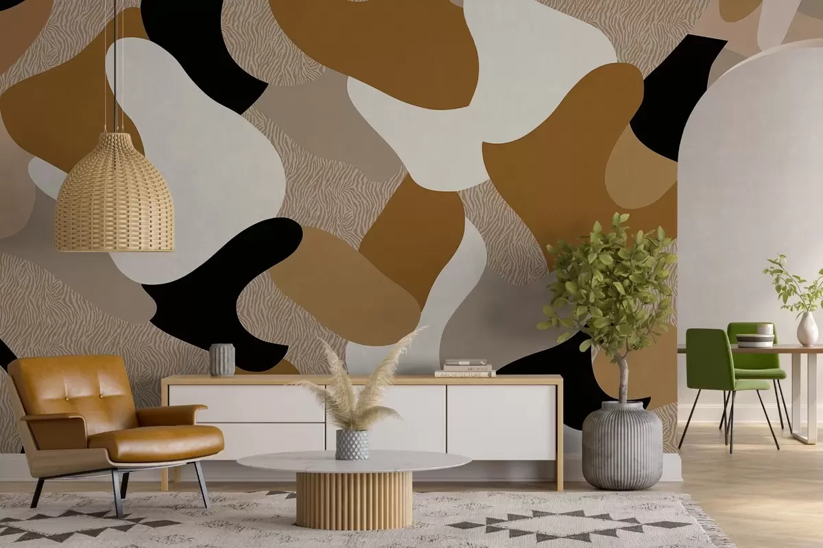 Valokuvatapetti abstraktit muodot ja tekstuurit w04629