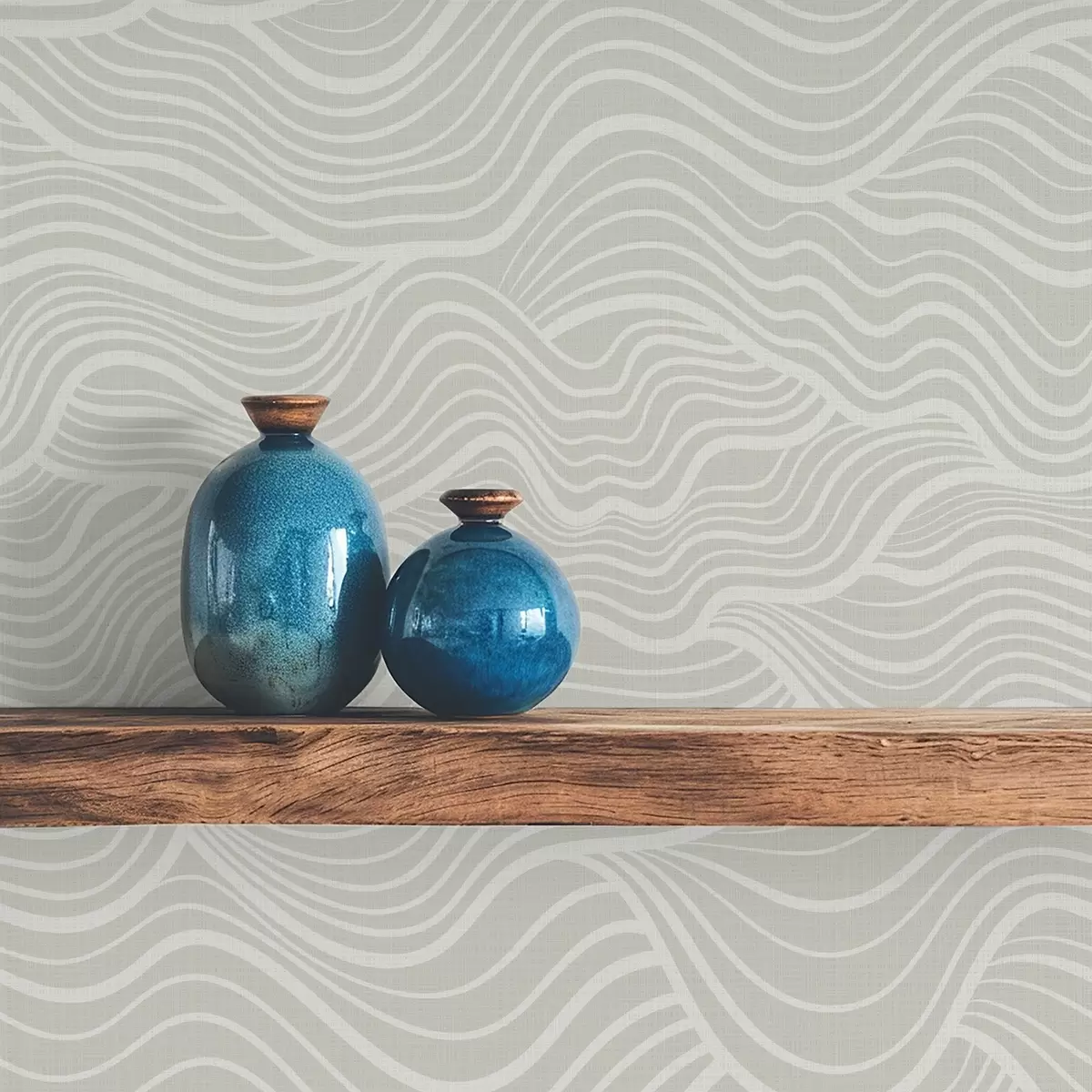 Taustakuva Aallot harmaalla oliivinvihreällä taustalla, jossa on kangaspinta a00681