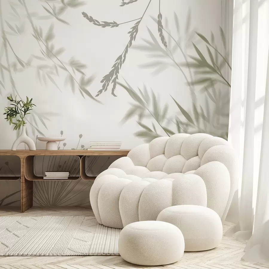 Valokuvatapetti Lehtien siluetit w04850