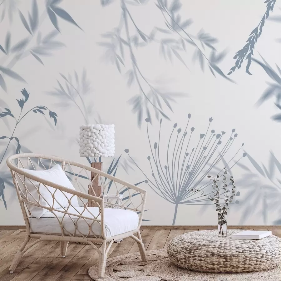 Valokuvatapetti Lehtien siluetit w04850v2