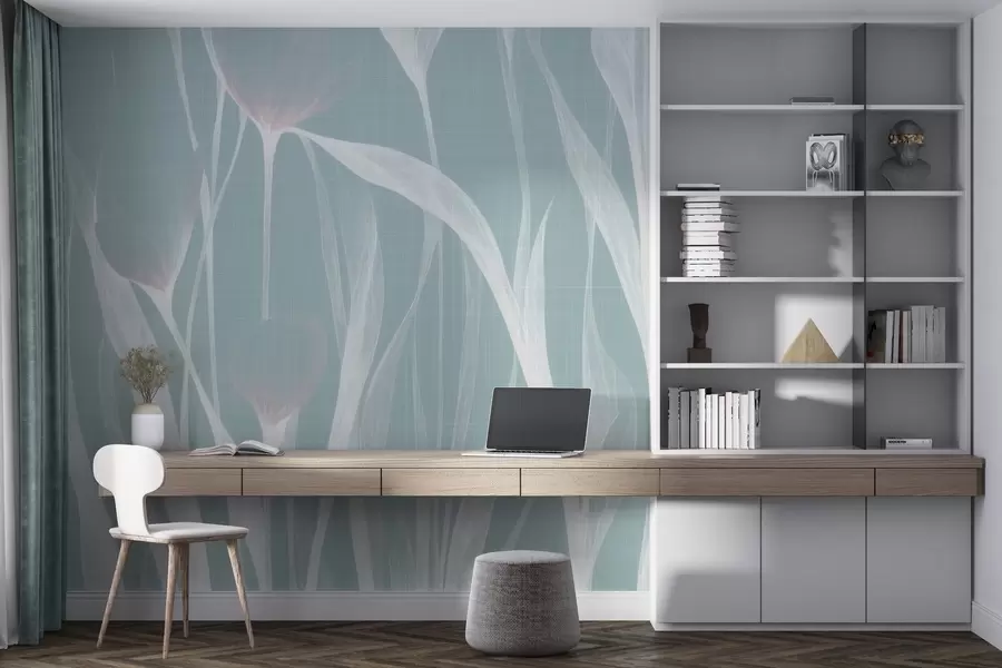 Valokuvatapetti Haurat läpikuultavat tulppaanit w04831v2