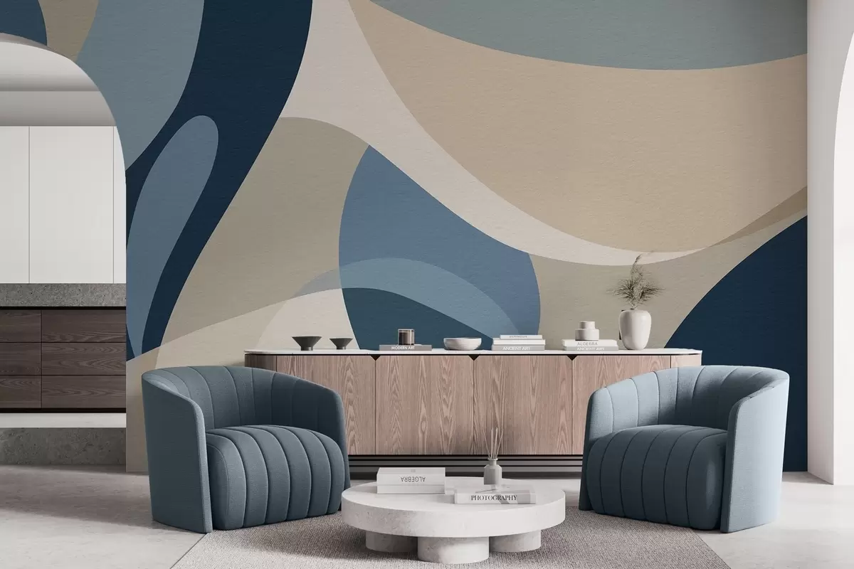 Valokuvatapetti Geometrinen abstraktio w04843