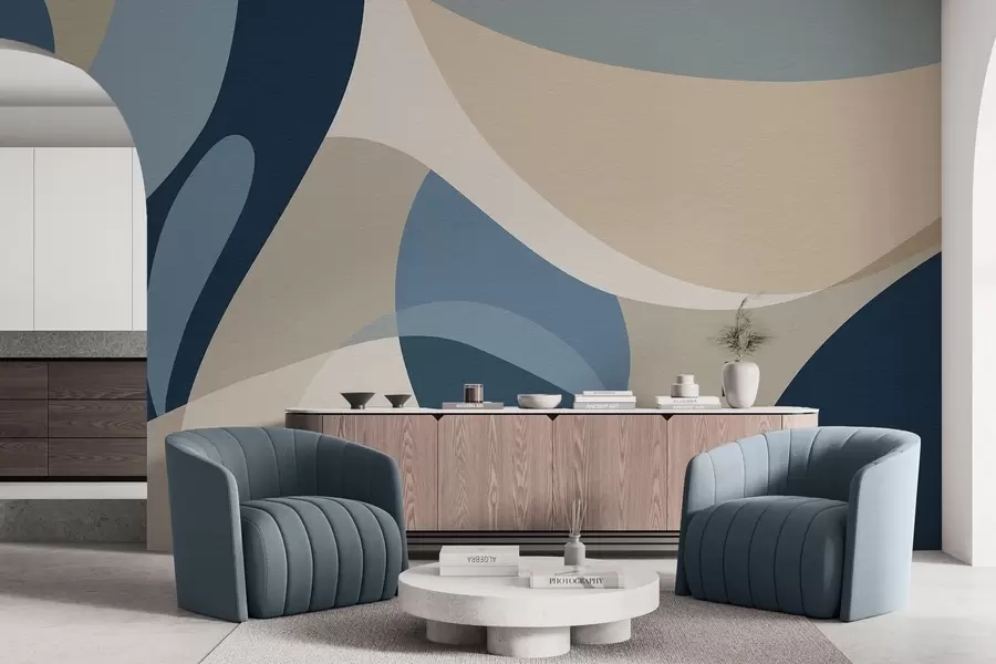 Valokuvatapetti Geometrinen abstraktio w04843