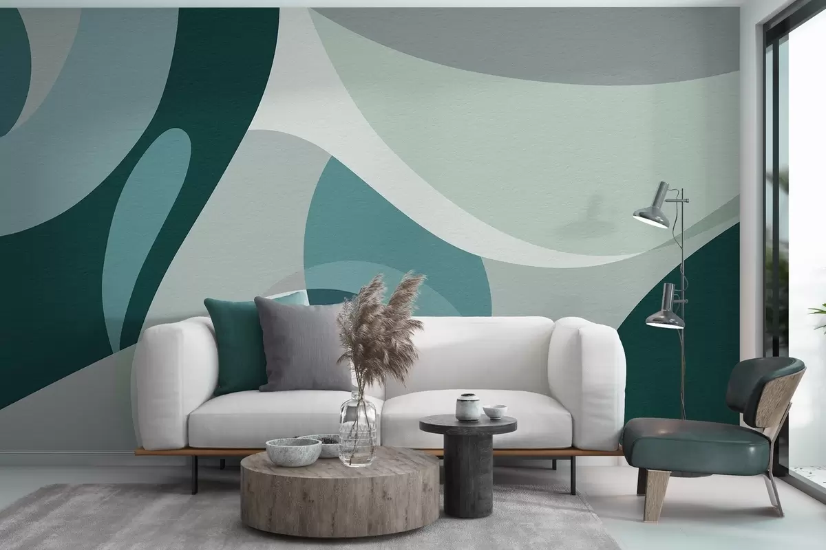 Valokuvatapetti Geometrinen abstraktio w04843v2