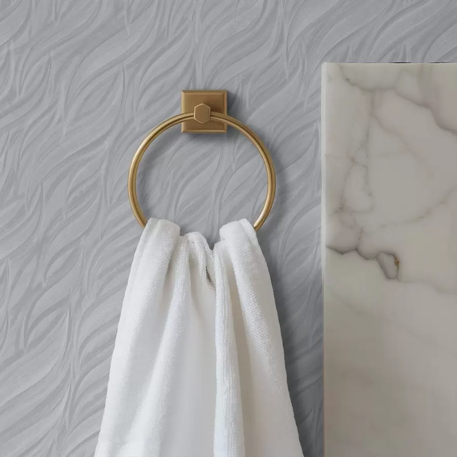 Valokuvatapetti Teksturoidut harjausaallot, viileä sinisenharmaa a00688v3