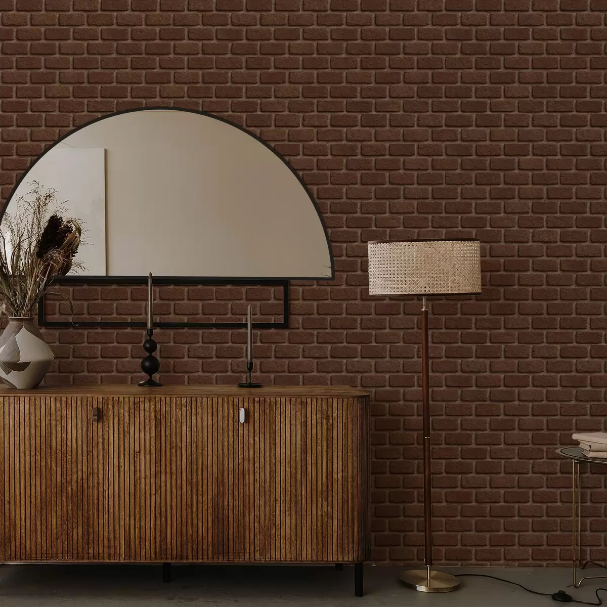 Taustakuva Maalaismaisen ruskea tiilipinta a00879