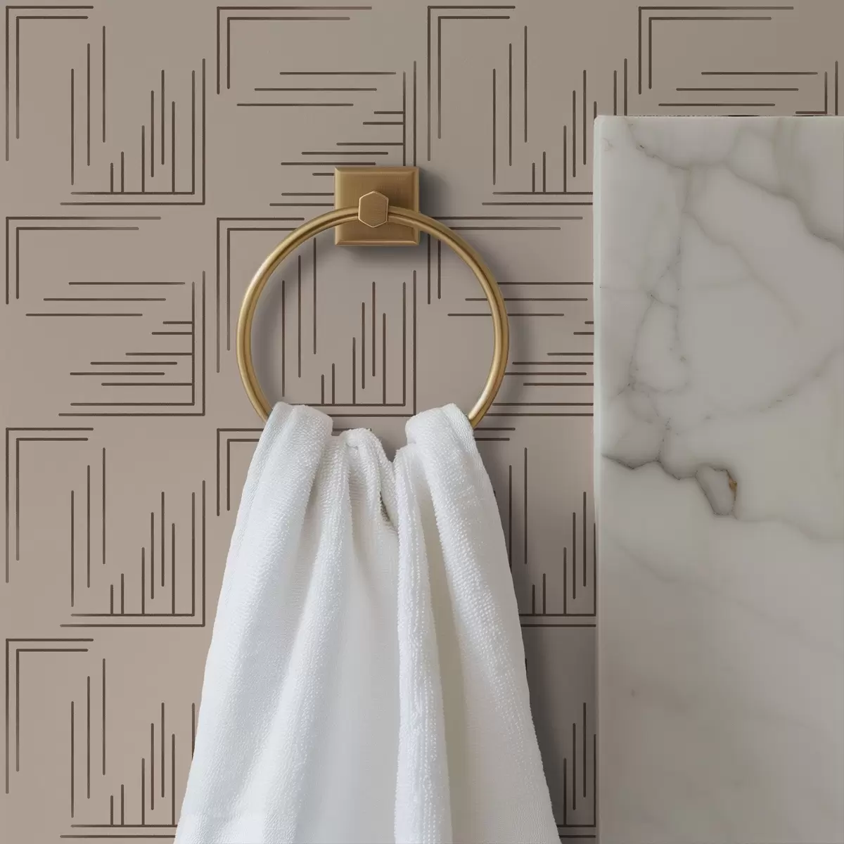 Taustakuva Suuret kaakaonurkkausneliöt, joissa on erilaisia viivalla täytettyjä kuvioita, hiekka a00913