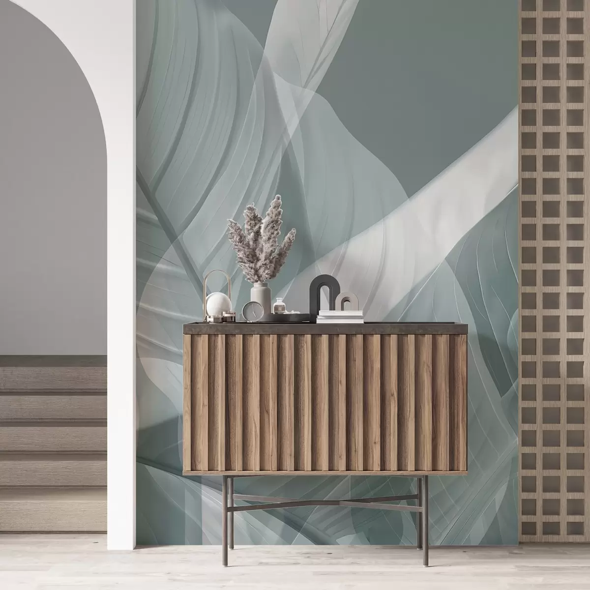 Valokuvatapetti Suuret lehdet w04901v1