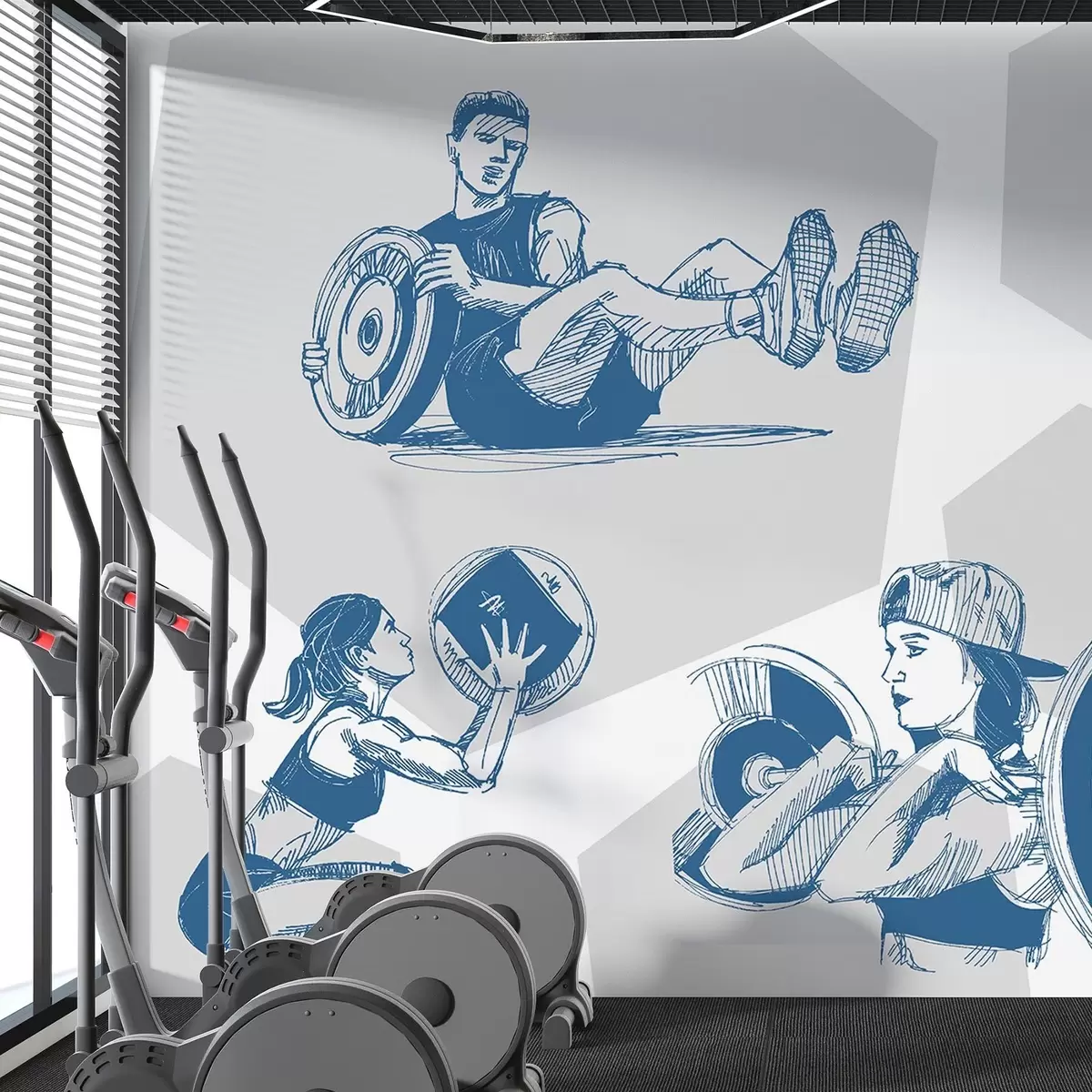 Valokuvatapetti Urheilijat w04909