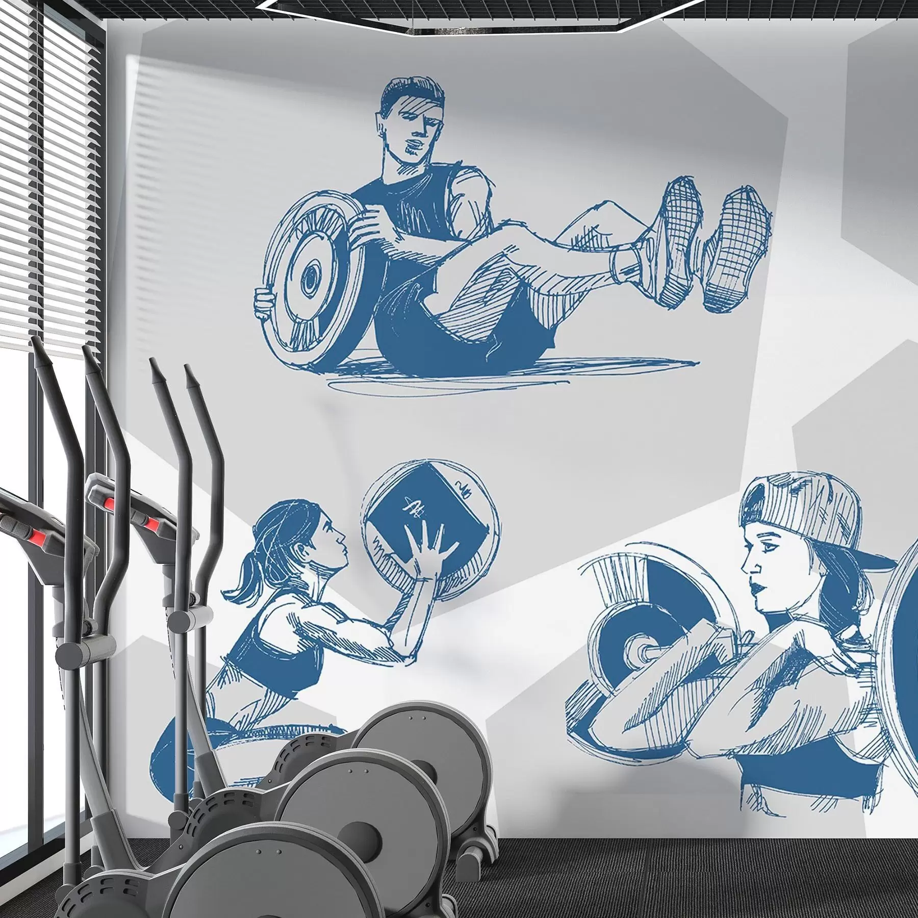 Valokuvatapetti Urheilijat w04909