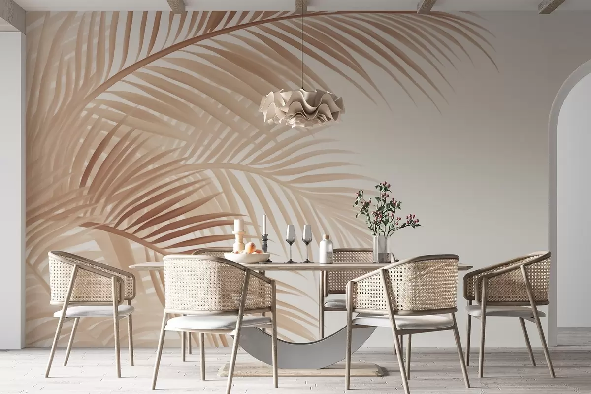 Valokuvatapetti Saniaisen lehdet w04884