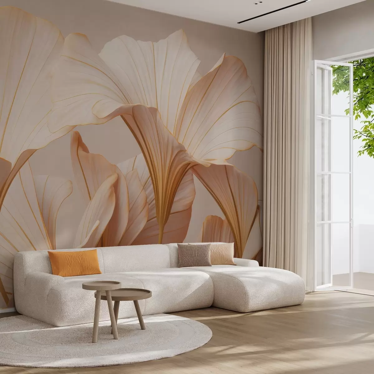 Valokuvatapetti Suuret silmut w04947