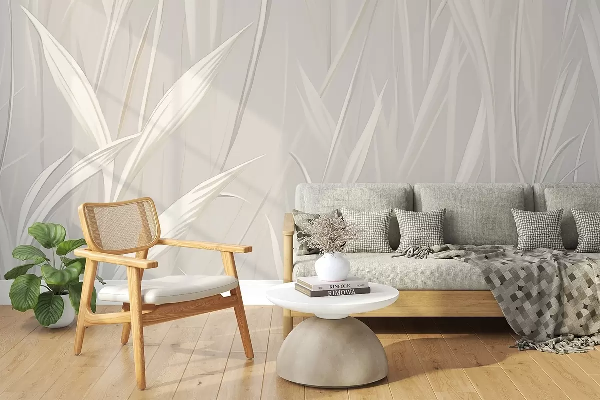 Valokuvatapetti Abstrakti ruoho w04915