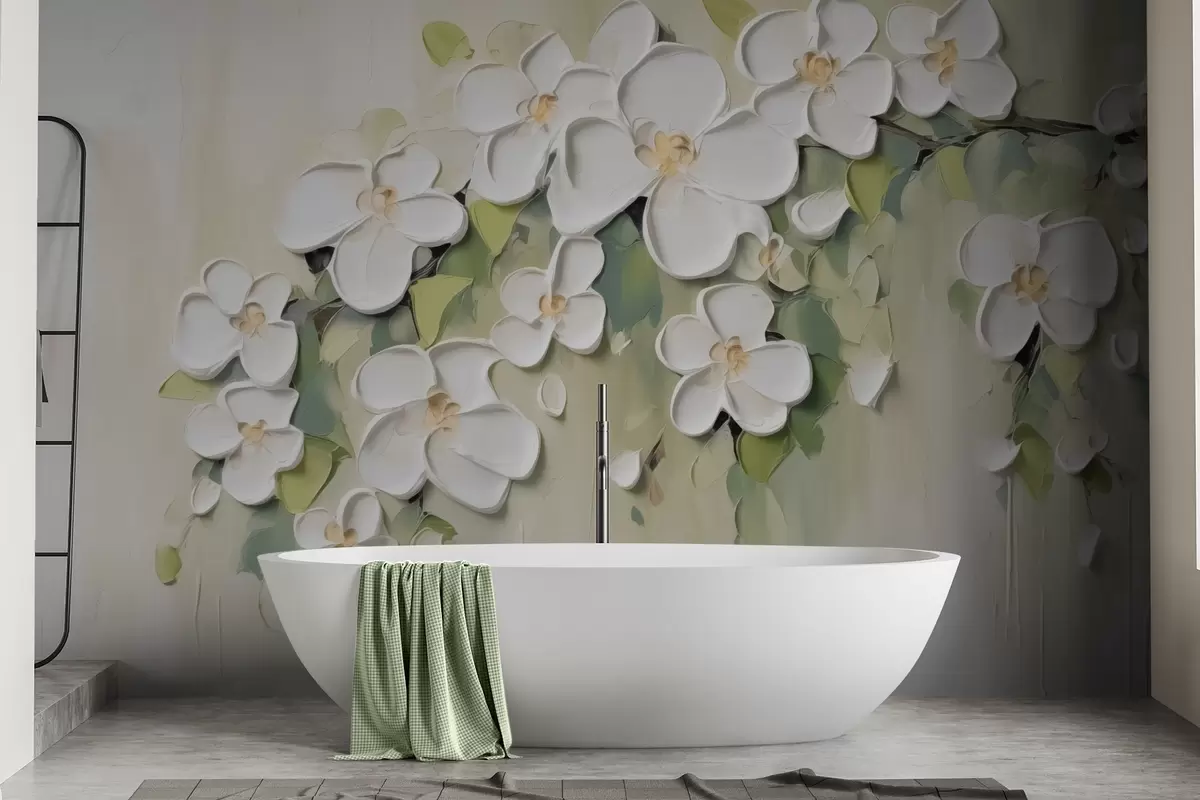 Valokuvatapetti Kukallinen oksa w04978