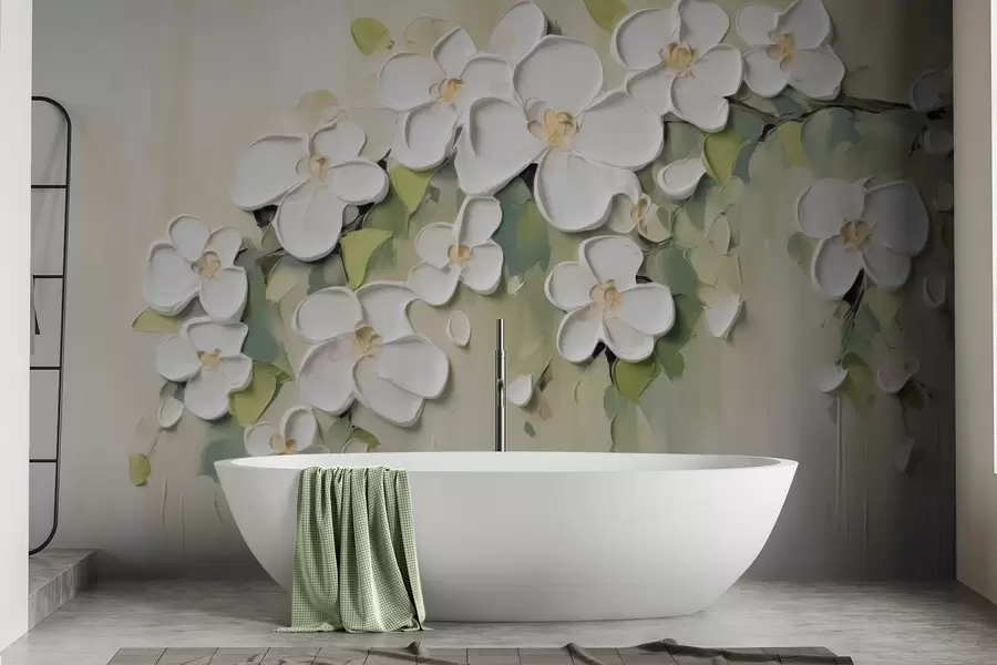 Valokuvatapetti Kukallinen oksa w04978