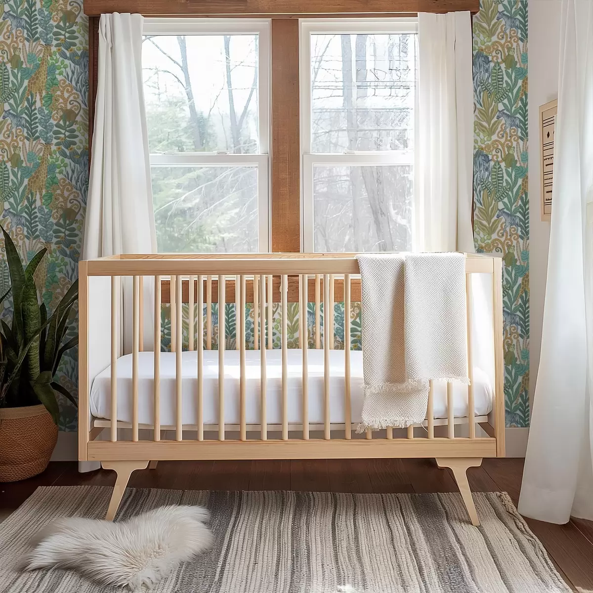 Taustakuva Iloiset savannieläimet lehtien keskellä valkoisella taustalla a01000