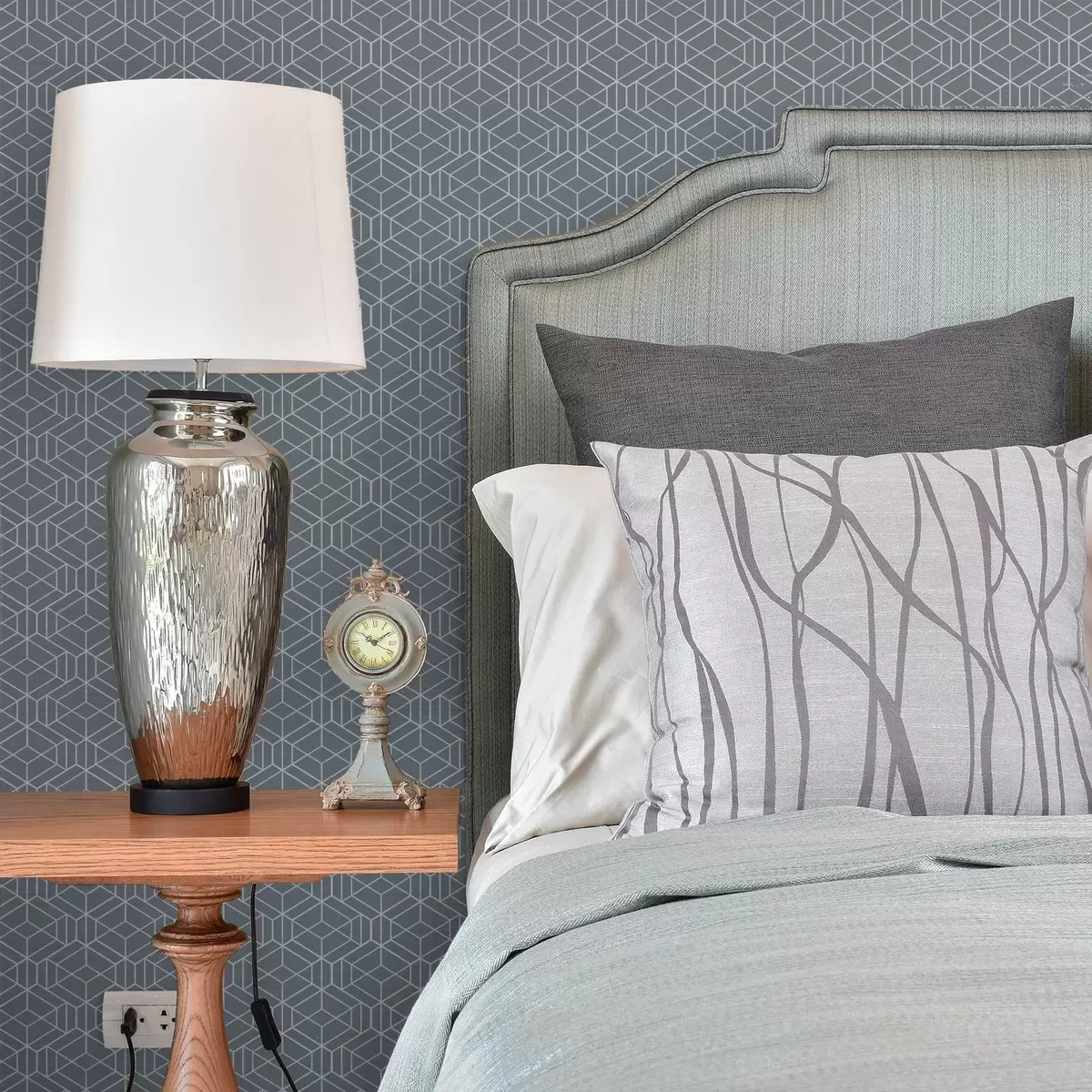 Taustakuva Harmaa tausta, jossa valkoiset kolmiulotteiset kuutiot ruudukossa a01067v2