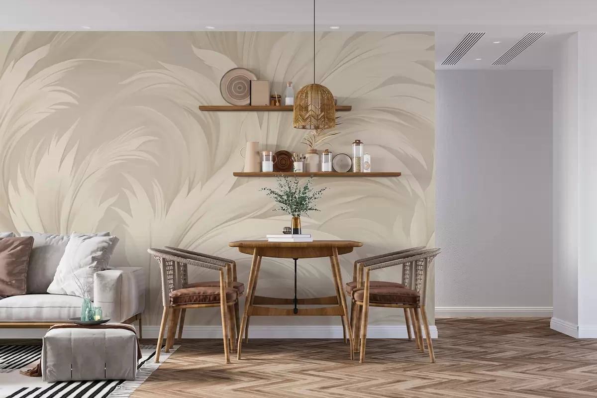 Valokuvatapetti Abstraktit lehdet w04987