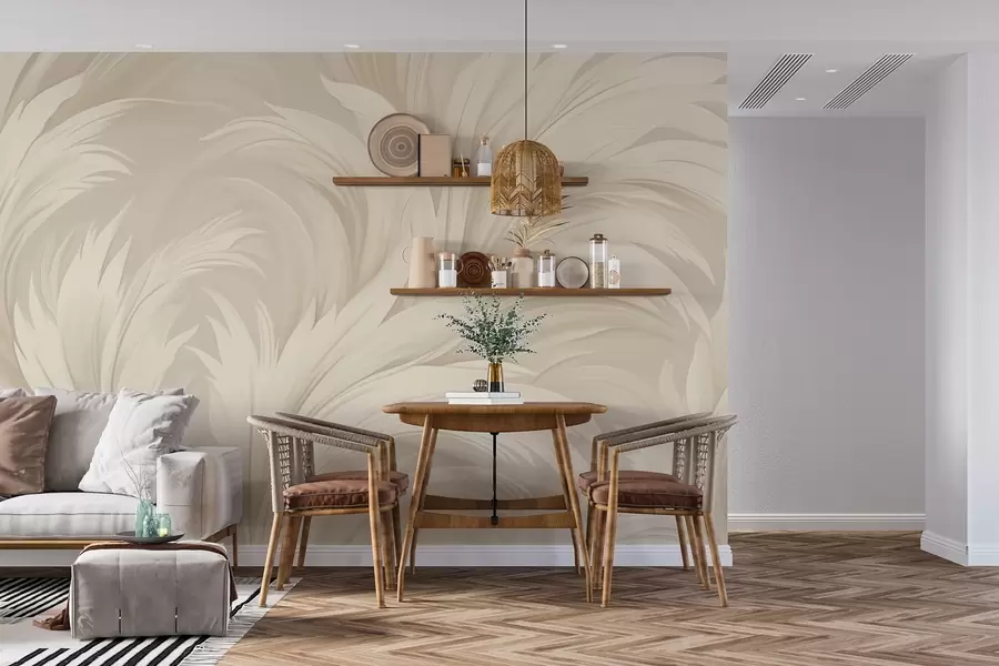 Valokuvatapetti Abstraktit lehdet w04987