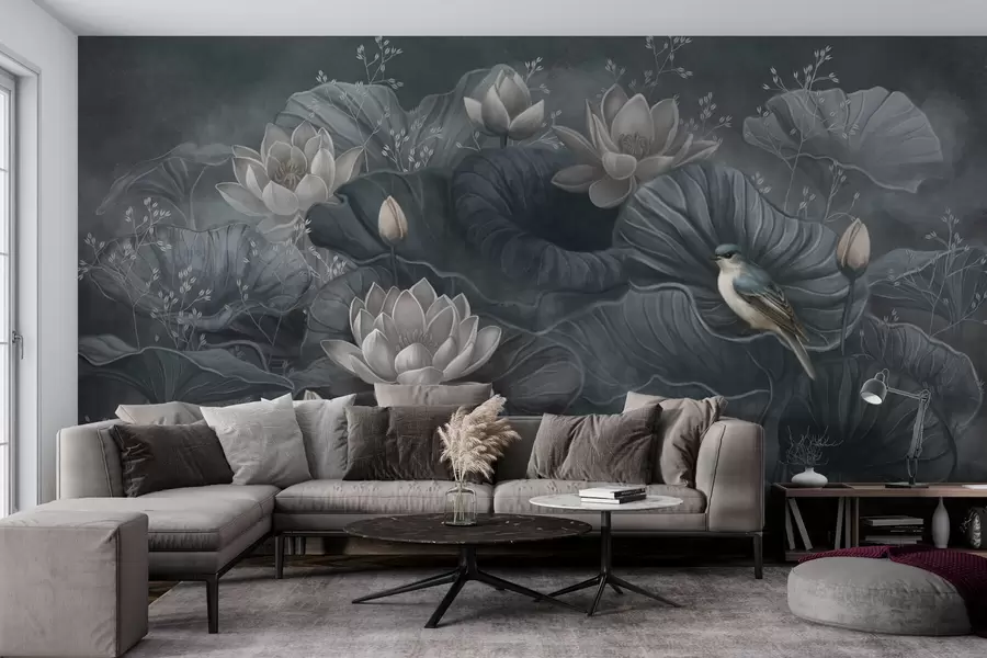 Valokuvatapetti Rauhallisuus luonnon eleganttien kukkien keskellä w02407