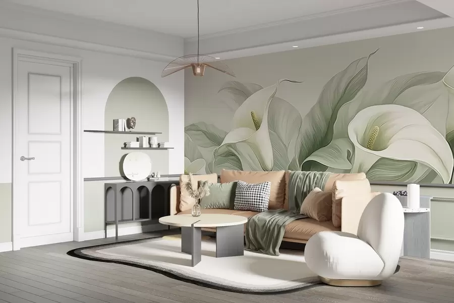 Valokuvatapetti Eksoottiset kukat w05028