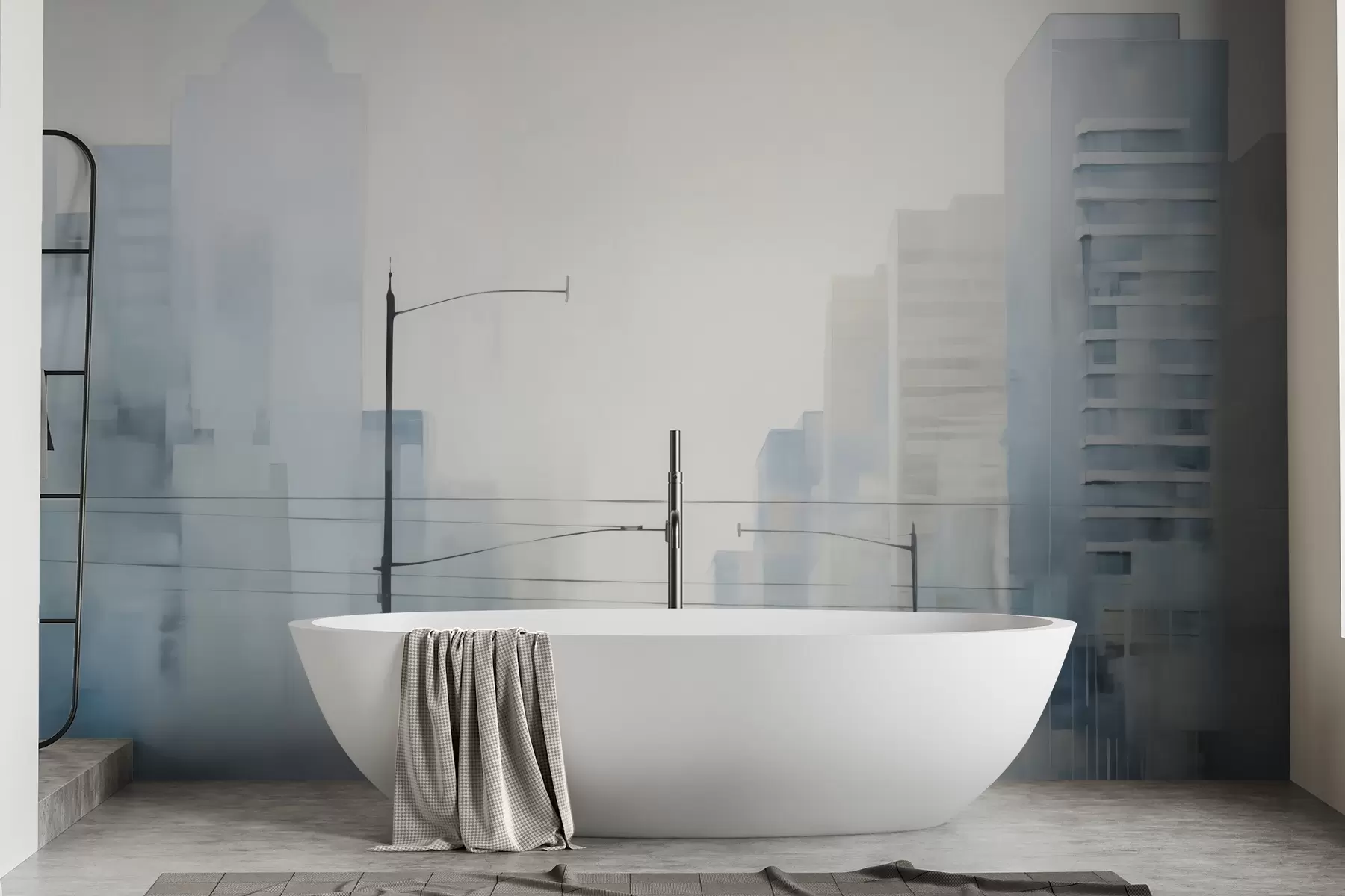 Valokuvatapetti Abstrakti kaupunki w05074