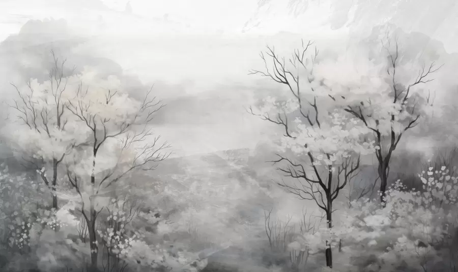 Valokuvatapetti Puiden kevyt hengitys w05054