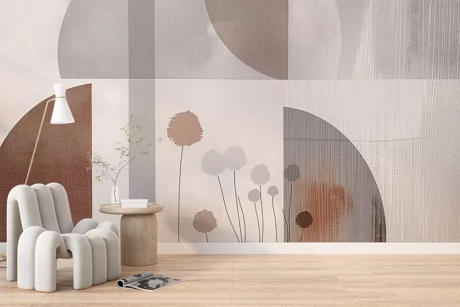 Valokuvatapetti Kukat ja tekstuuri w09627v1