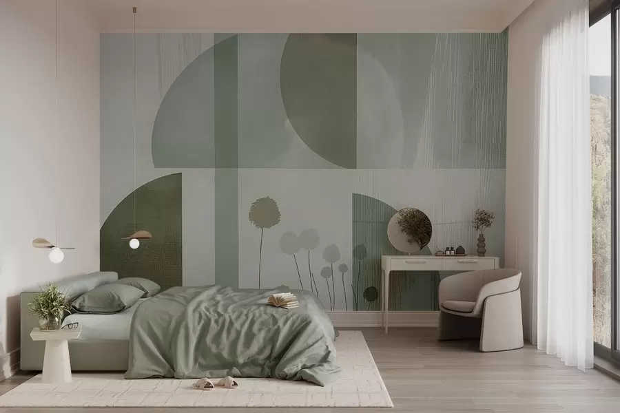 Valokuvatapetti Kukat ja tekstuuri w09627v2