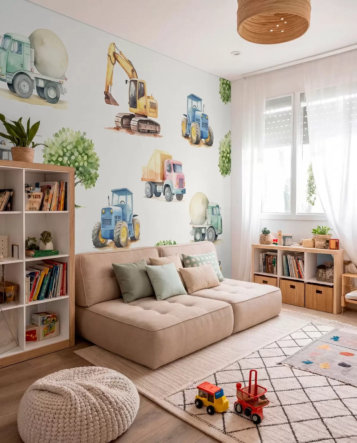 Valokuvatapetti Pieni rakennustiimi w05139
