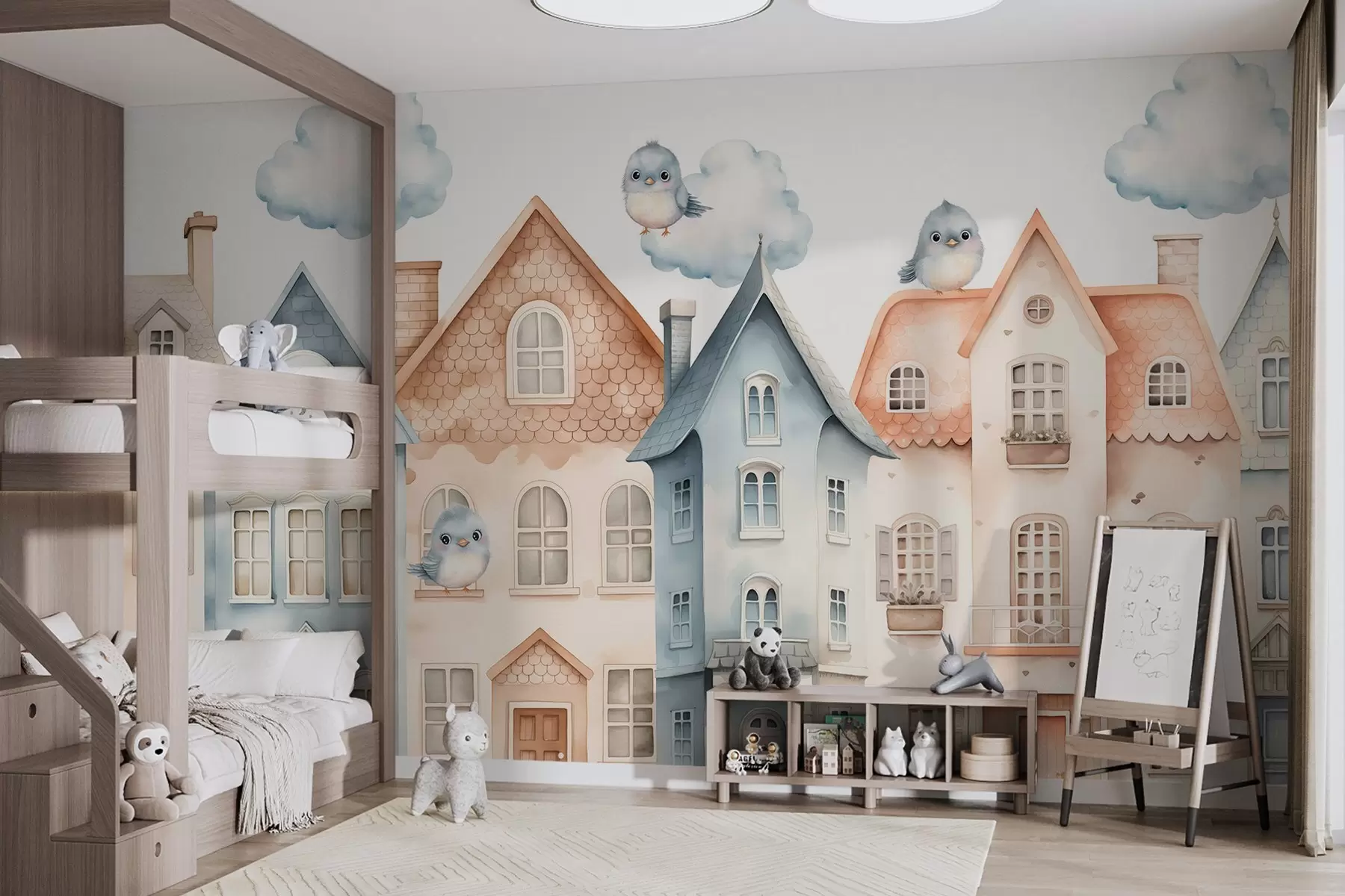 Valokuvatapetti Talot w05140