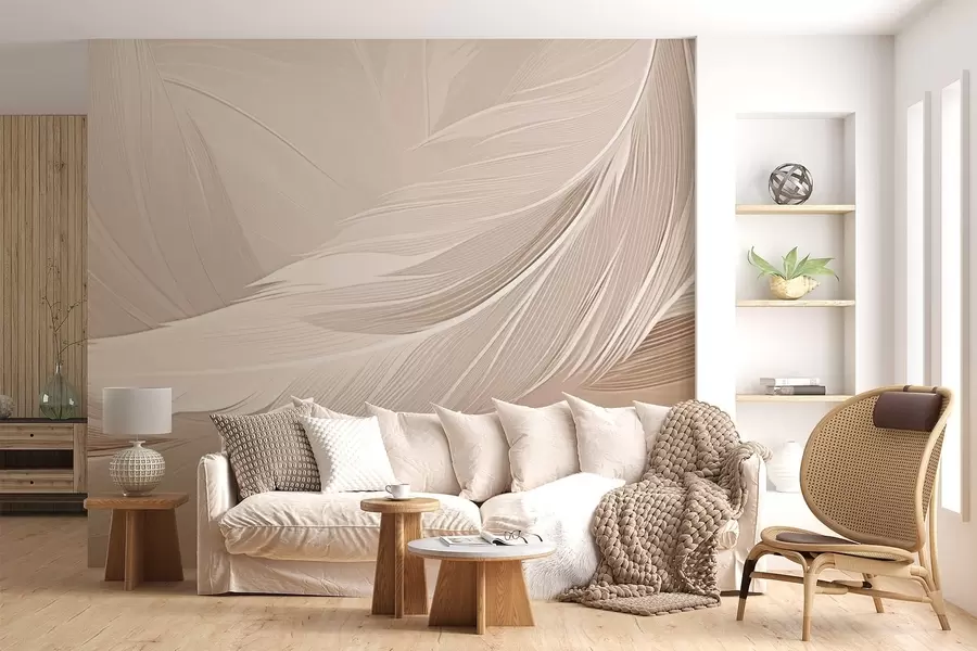 Valokuvatapetti Höyhenet w05104