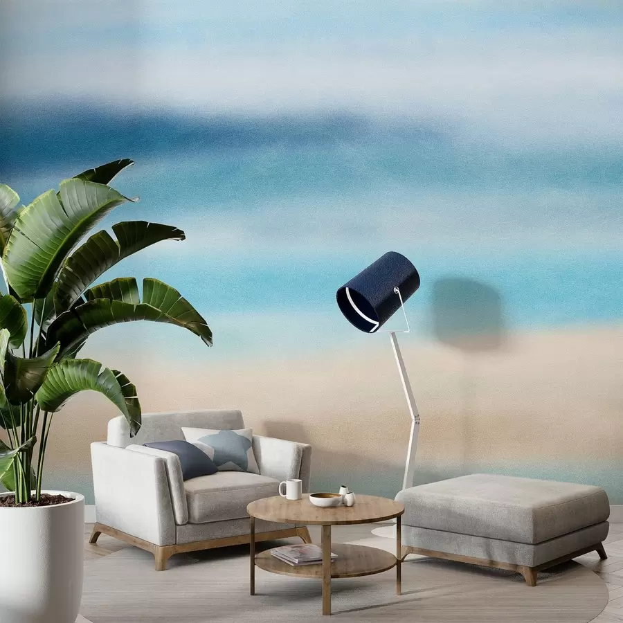 Valokuvatapetti tekstuuri maalaus vesiväri tyylillä w05066