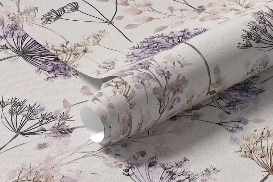 Valokuvatapetti Pastellivärit villikukat a00967