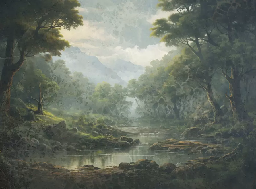 Valokuvatapetti Metsän hiljaisuus w05171