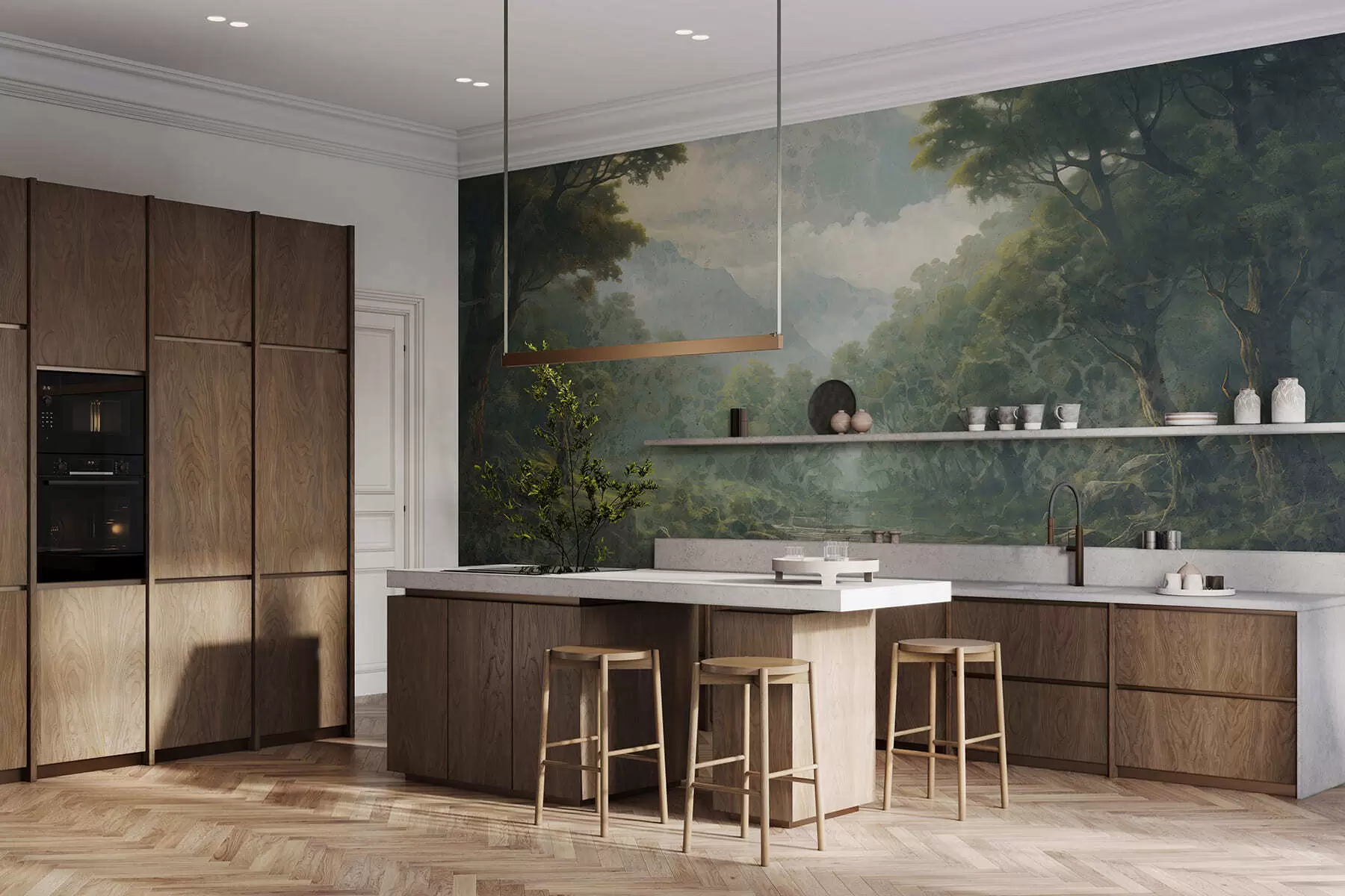 Valokuvatapetti Metsän hiljaisuus w05171