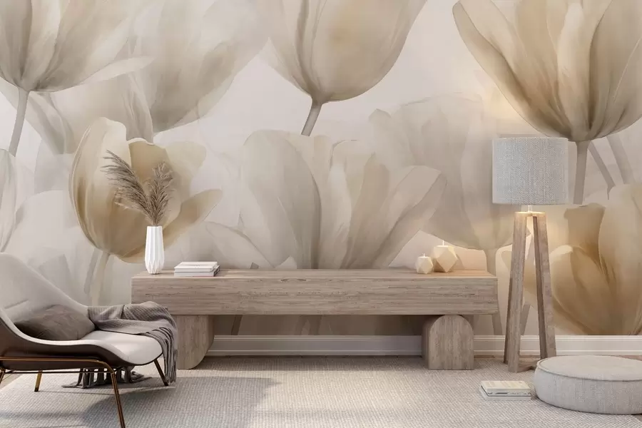 Valokuvatapetti Hienostuneet tulppaanit w09699