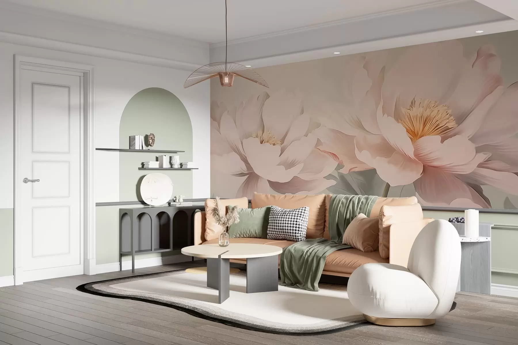 Valokuvatapetti Pionit w05077