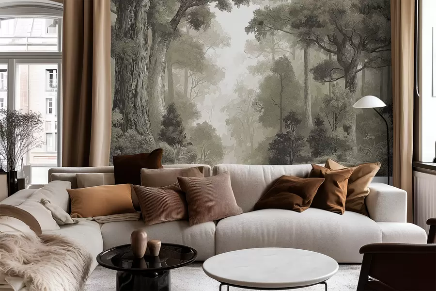 Valokuvatapetti Lehtipuumetsä w05196v1